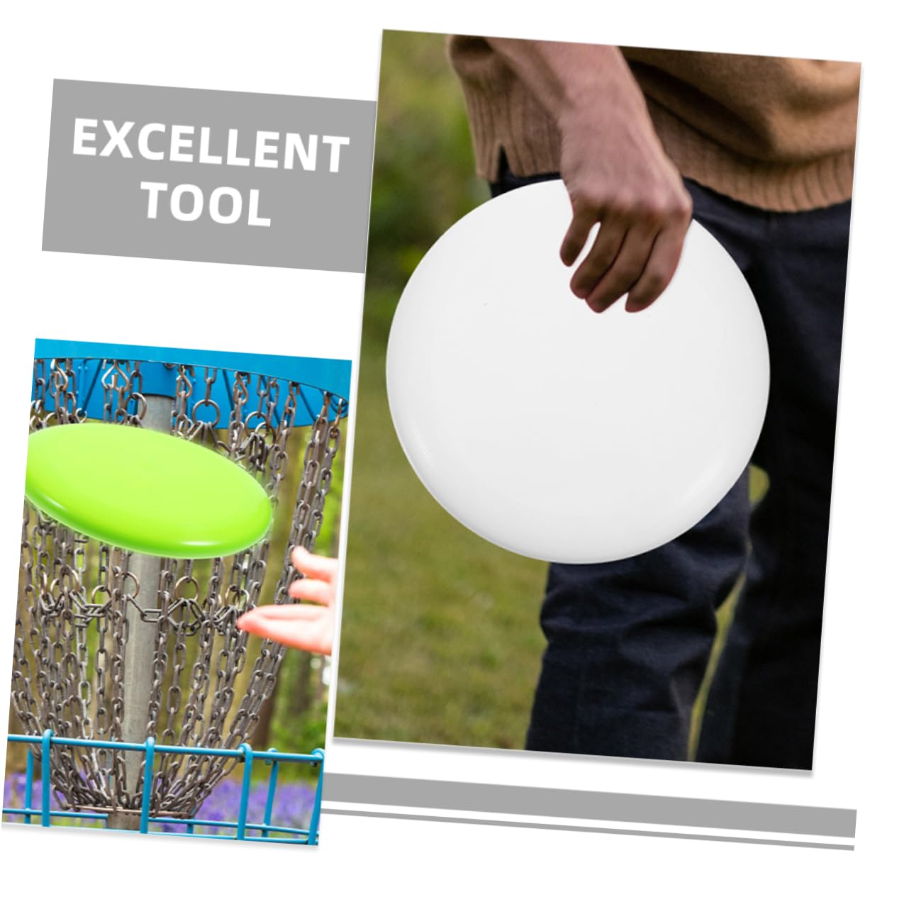 POPETPOP 6pcs Softball Pitching Golf Discs for Pitching Skill Trainer Control Tool Endurance Building