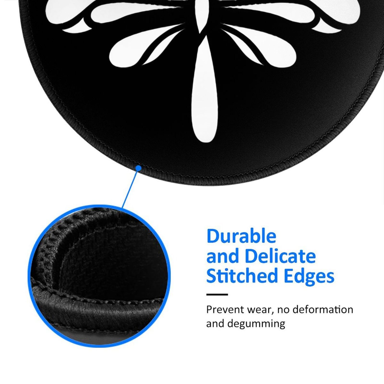 Mouse Pad for Computers,Gaming Mouse-Pads Office for Laptop Mouse Mat for PC Non Slip Mice Pad Dragonfly Outlander English Scottish 2T1697