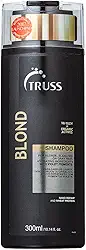 Truss Shampoo Blond | Neutraliza Amarelado e Hidrata Cabelos Loiros, Grisalhos e Descoloridos | 300ml