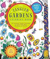 Tangled Gardens Coloring Book 1589239350 Book Cover
