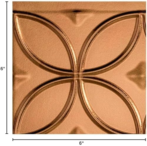 Miniatura 8 de FASÄDE Paneles decorativos de vinilo con anillos en ónix cepillado (muestra de 6 x 6 pulgadas)