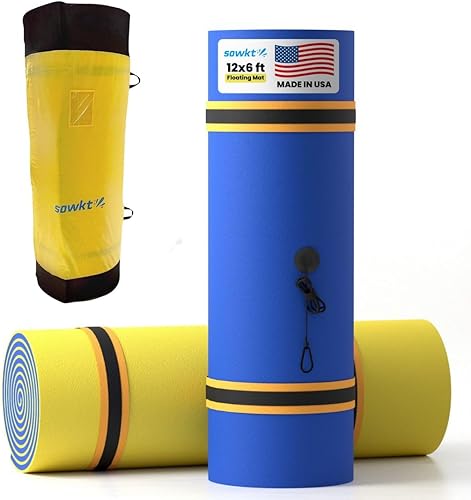 Vista 38 de Premium Made in USA Lily Pad Floating Mat for Lakes and Pools (9x6 & 12x6 ft) - Great for The Lake, Pool, Boat or as a Floating Dock - Giant Lilly