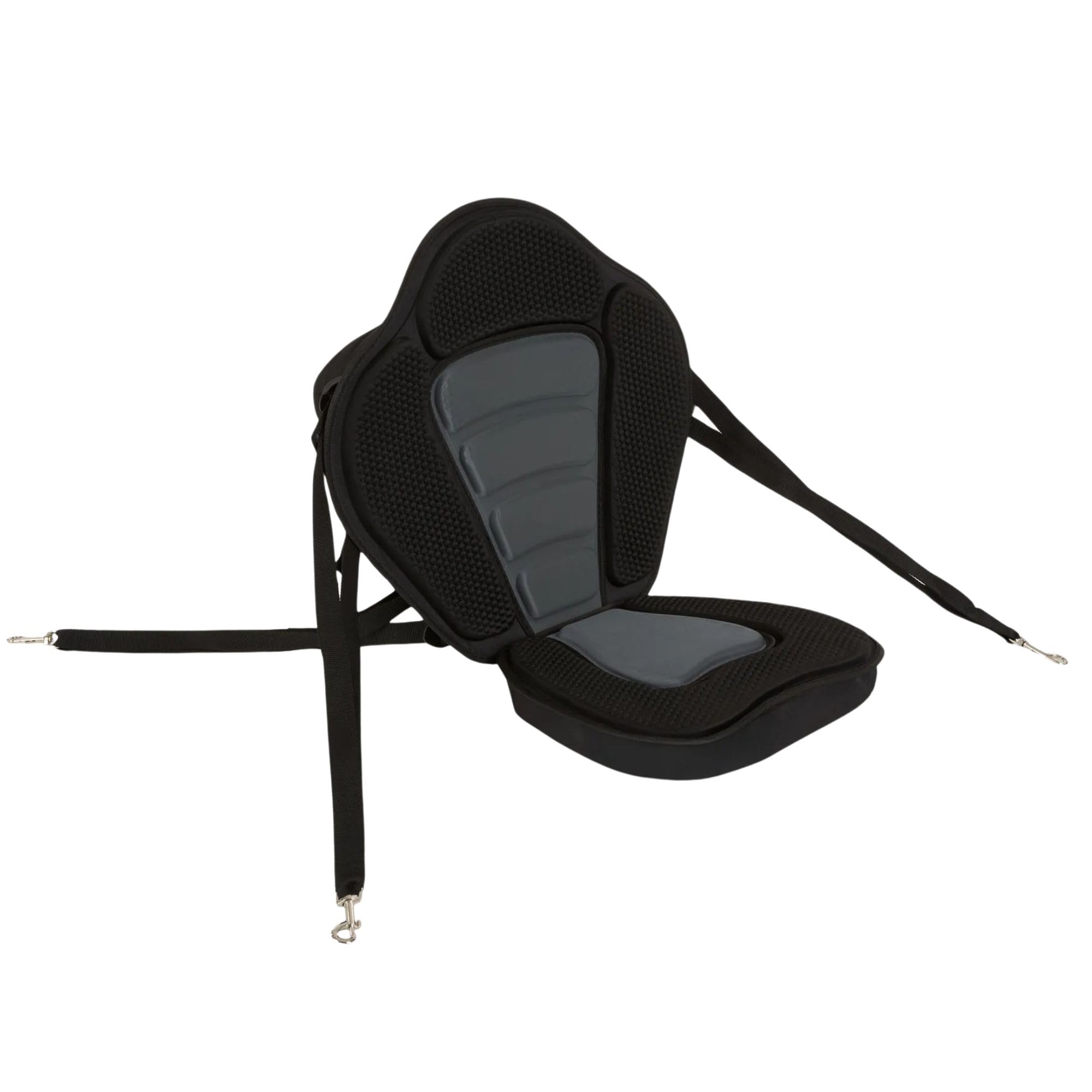 AQUASTIC Sedile per kayak SUP | imbottitura Ergo integrata | schiuma Eva | poliestere impermeabile | quattro cinghie di fissaggio regolabili | cerniera tasca | universale