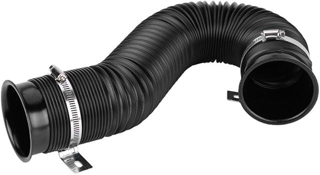 air intake pipe cold air intake hose vw lupo Cold Air Intake Hose, Universal 3" Clamp-on Car Cold Air Intake Induction Pipe Filter Tube Kit Black