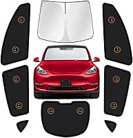 Vista 40 de Parasoles para ventanas de auto para bebé, 4 unidades de 20 x 12 pulgadas, adherencia estática, cubiertas para ventanas laterales, frontales