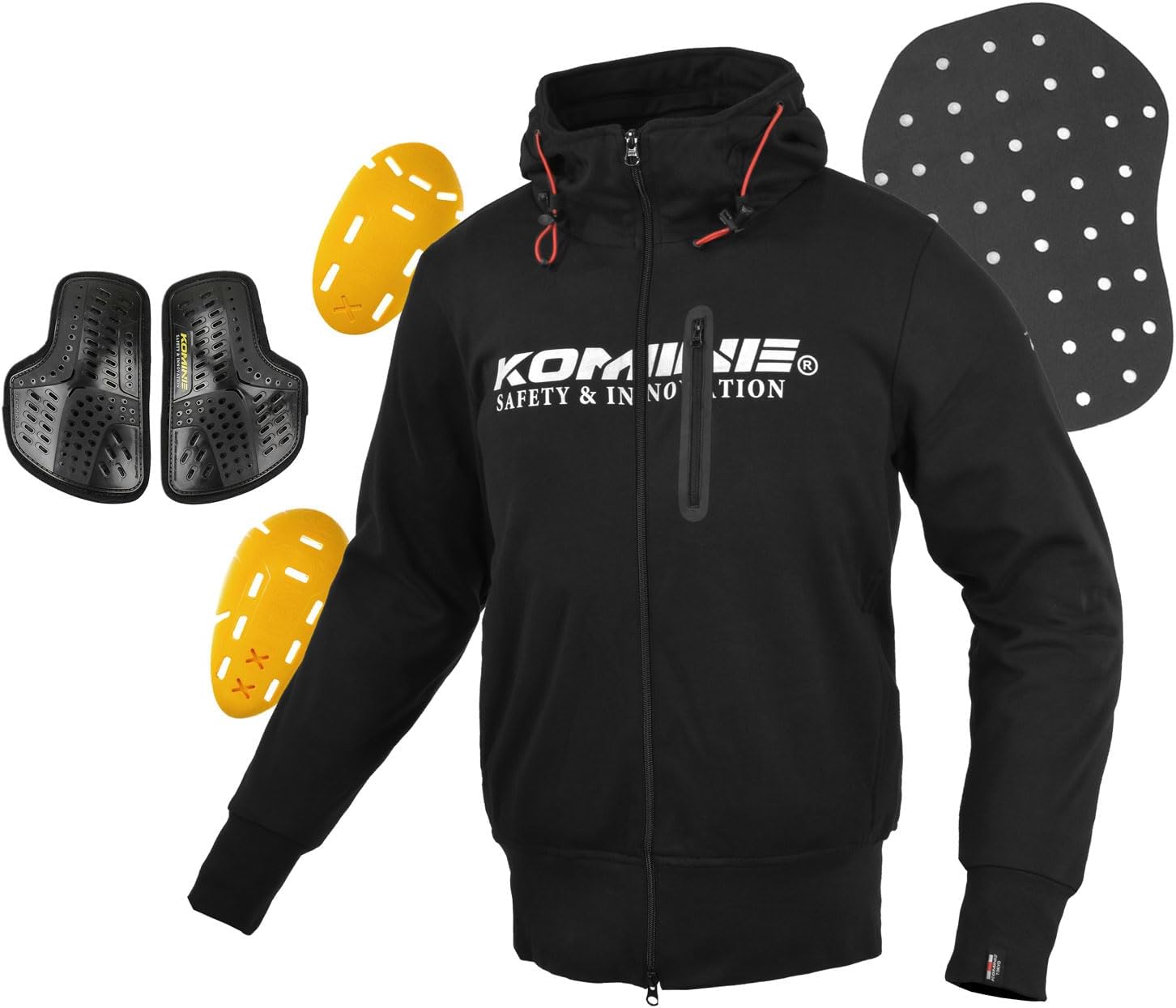 KOMINE] バイク用 ジャケット プロテクトKVパーカー JK-604 1290 秋冬