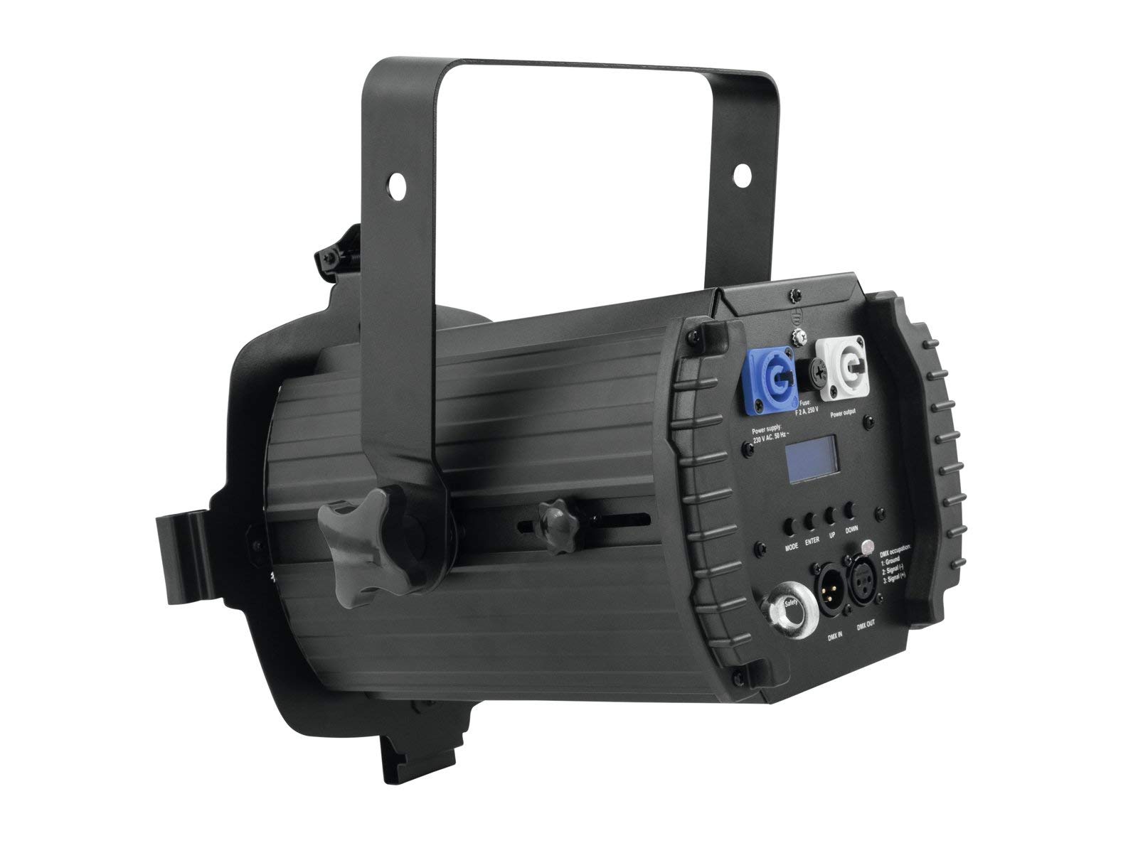 Eurolite LED THA-50F Theater-Spot | Fresnel-Scheinwerfer (Stufenlinse), 50-W-Warmweiß-LED, extrem leise, DMX