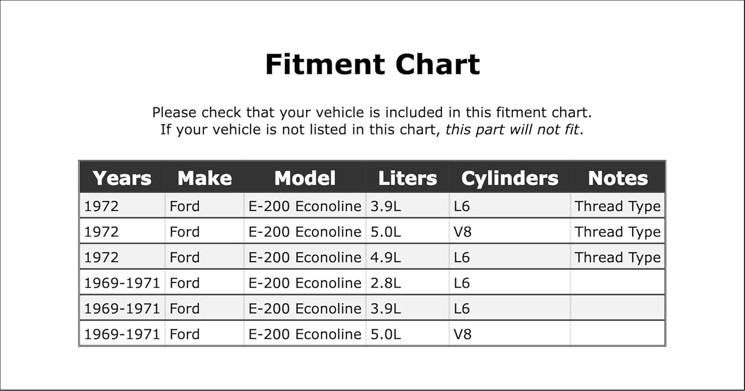 Automatic Transmission Vacuum Modulator Compatible With Ford E-200 Econoline 1972 1971 1970 1969 P-2778253