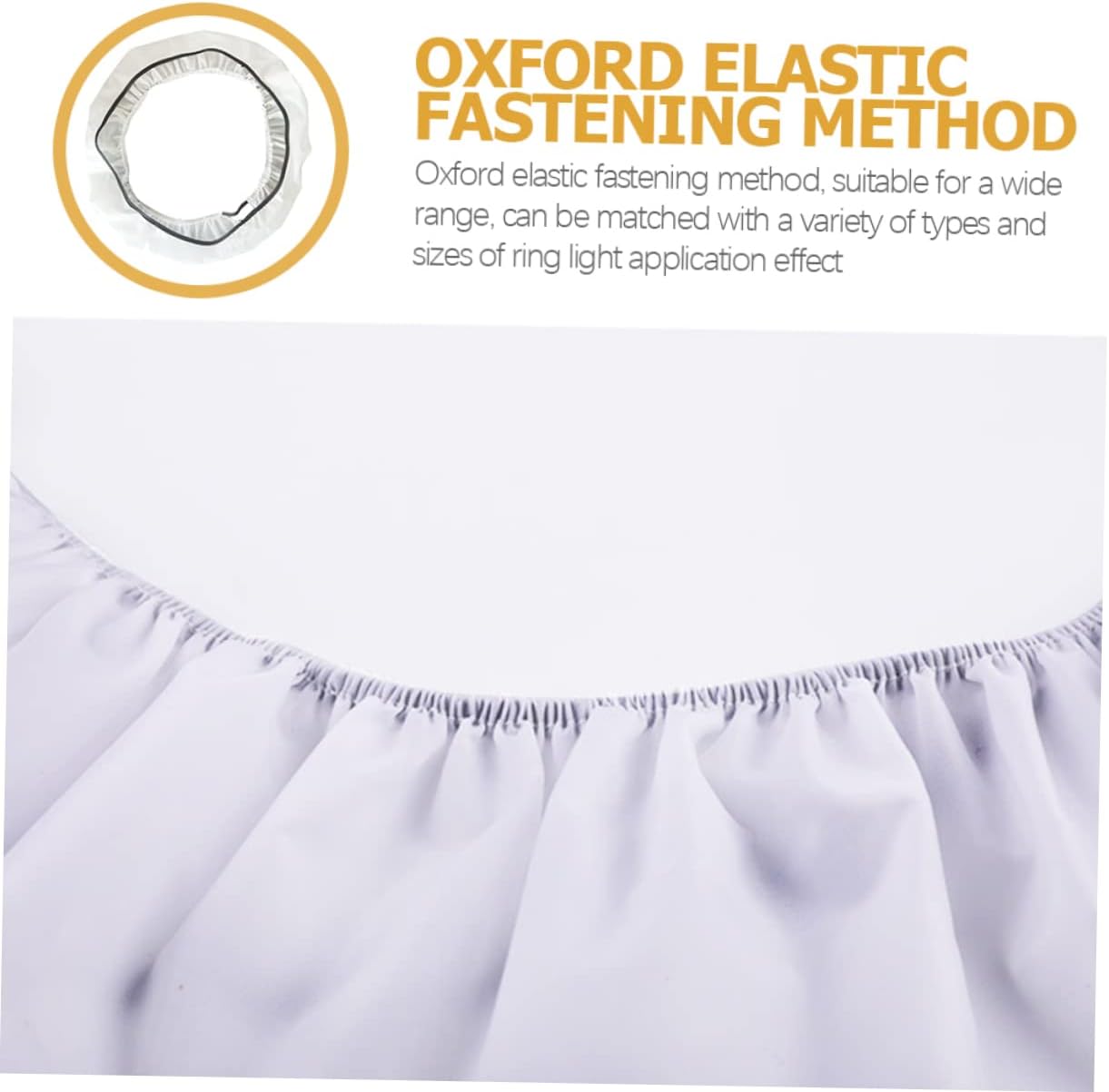 5pcs Ring Light Diffuser Sock Soft Box Photography Lighting Reflector Makeup Accessory