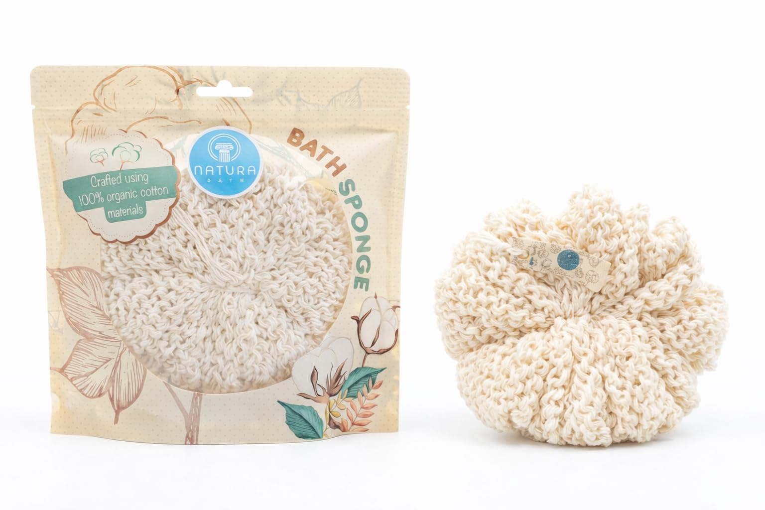 Photo 1 of Natura Bath Organic Cotton Bath Sponge