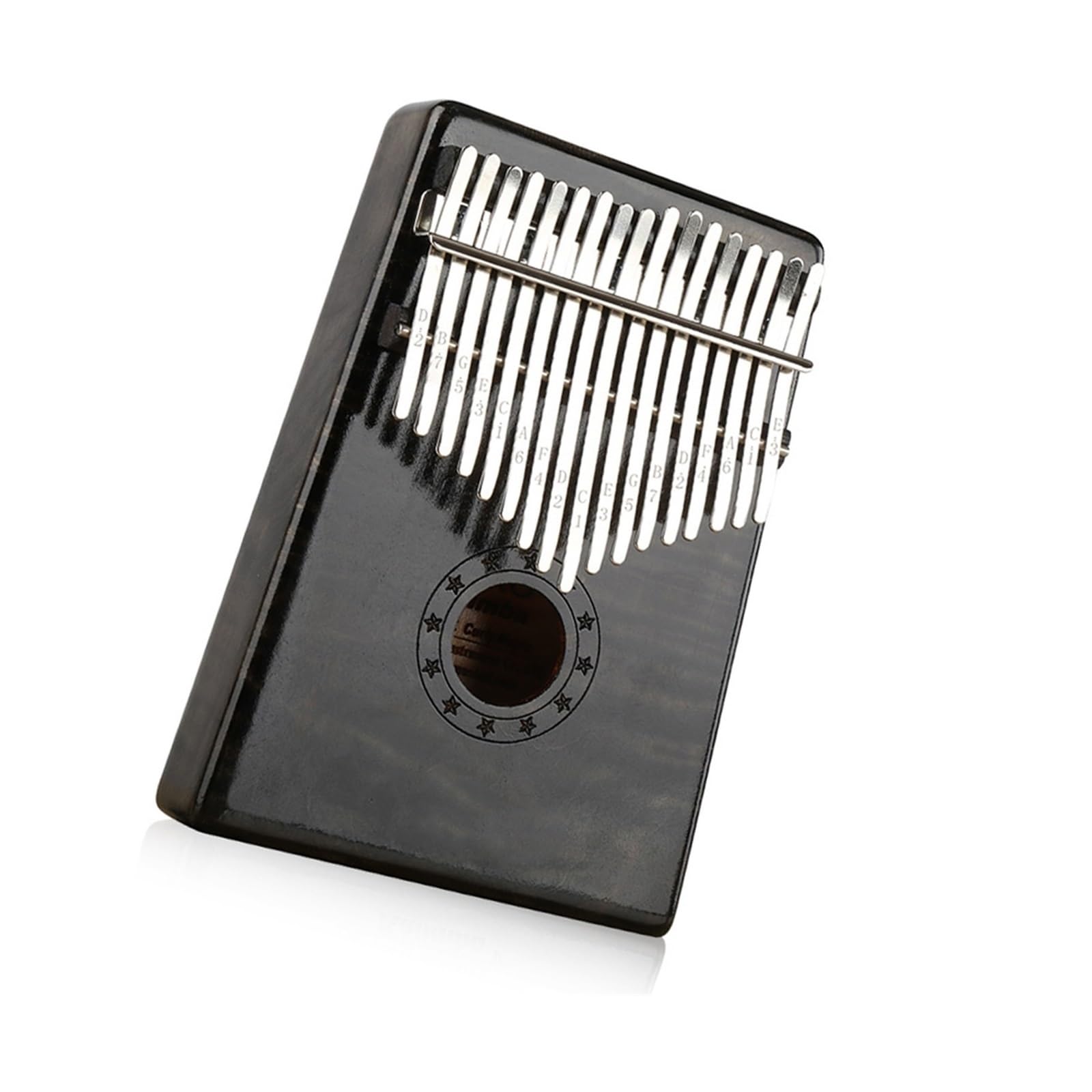 Kalimba Kalimba17 klonowy wzór tygrysa czarny prosty i łatwy do nauczenia instrument muzyczny fortepian kciukowy