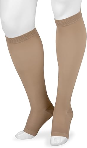 Juzo Basic rodilla alta punta abierta 2030mmHg, II, color beige