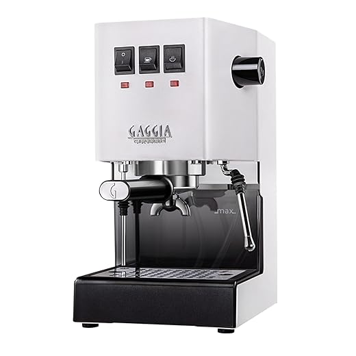 Gaggia RI9380/48 Classic Evo Pro Espresso Machine, Polar White, Small