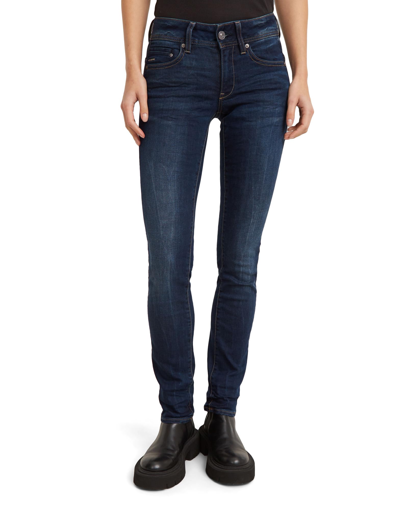 G-Star RAW Straight-Jeans – Damen Straight Fit, dark aged, Größe 30 / Länge 32
