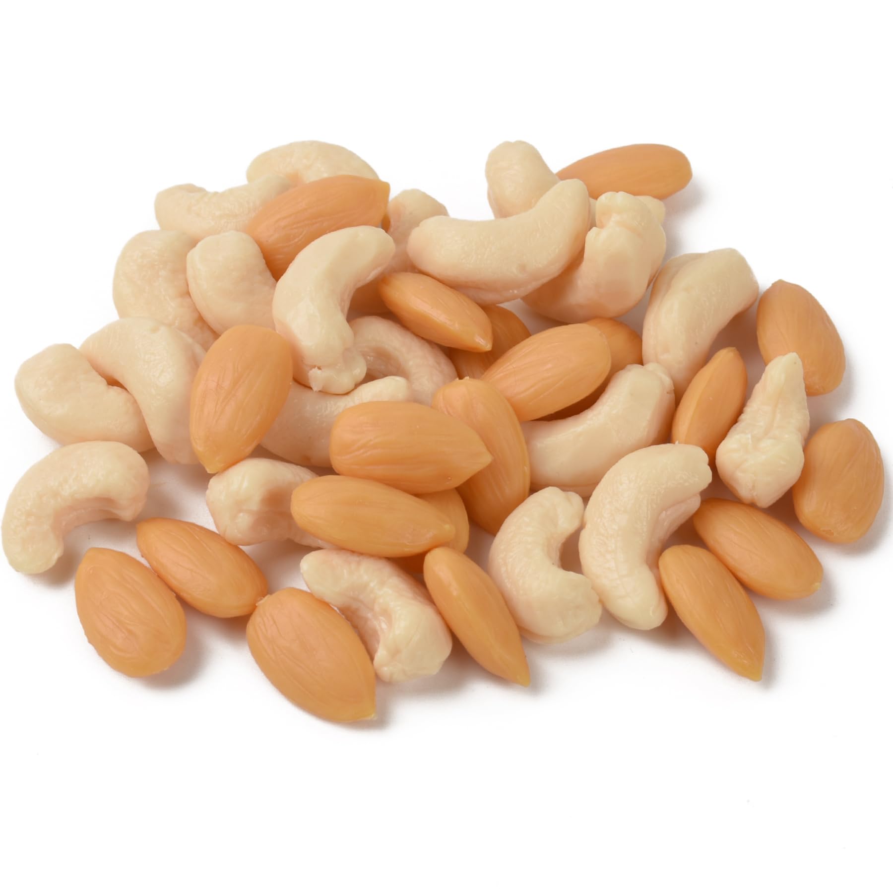 Hagao Fake Almond Cashew Nut Model for Home Decor Kitchen Table Pub Ornaments Painting Photography Prop Mini Size About 1inch 100 PCS