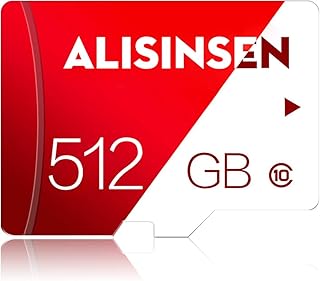 Memory Card 512GB Micro SD Card 512GB Mini SD Card High Speed Micro SD Memory Cards Class 10 TF Card 512GB with SD Card Adapter for Smartphone,Surveillance,Camera,Tablet,Drones