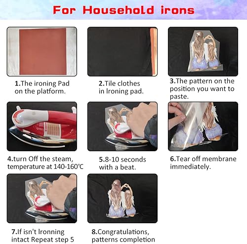 Miniatura 7 de Transferencias termo-adhesivas de Navidad para planchar con diseño de moda calcomanías de transferencia de calor de dibujos animados para camisetas