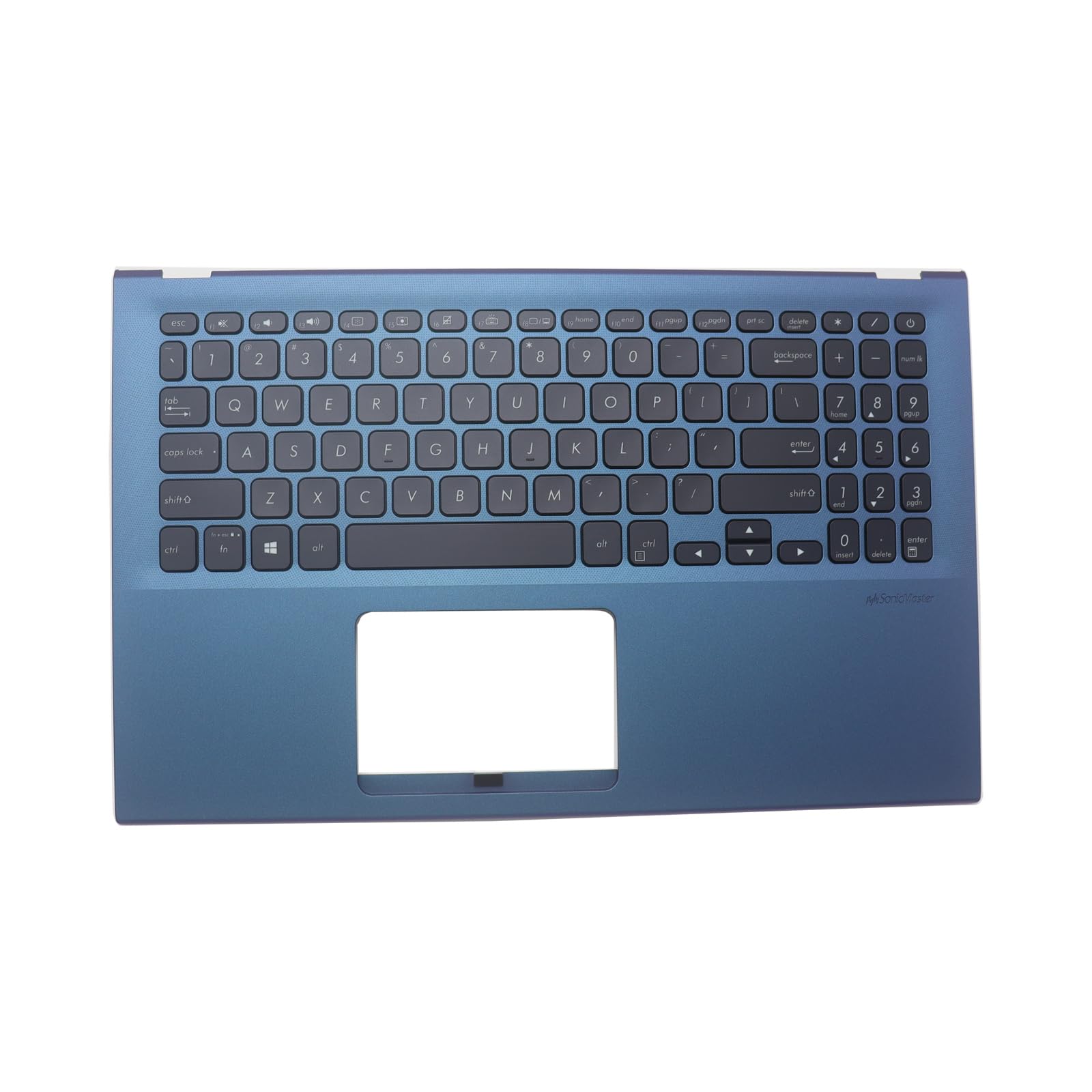 New Replacement Palmrest for Asus Vivobook 15 F512D X512D X512F X512U X512J F512F S512F S512U K512 A512 F512J F512JA Upper Case with Backlit Keyboard US 90NB0K96-R32US0 90NB0M96-R32US0