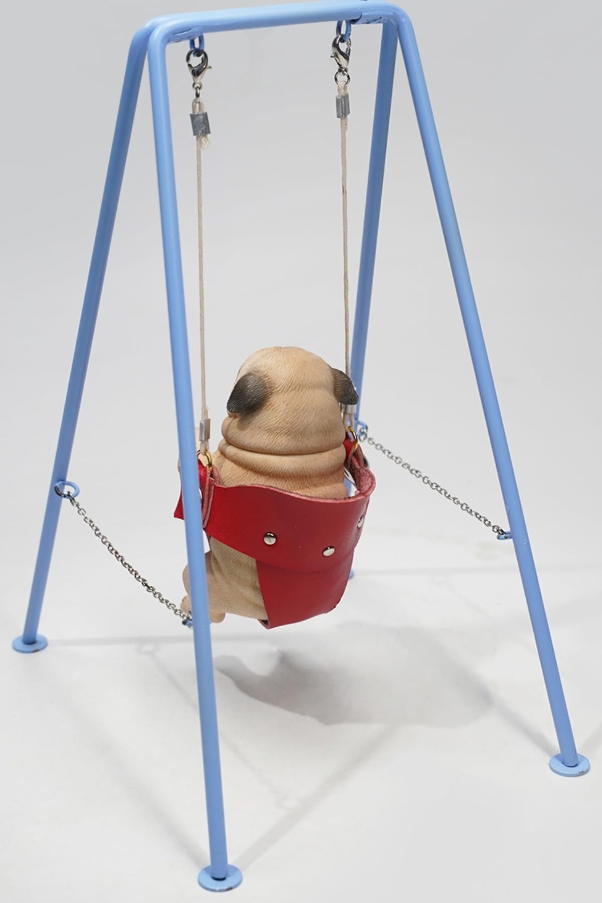 ブランコとパグ 送料無料 1/6 JXK JXK174 可愛い ブランコに乗るパグ犬 - 1/6