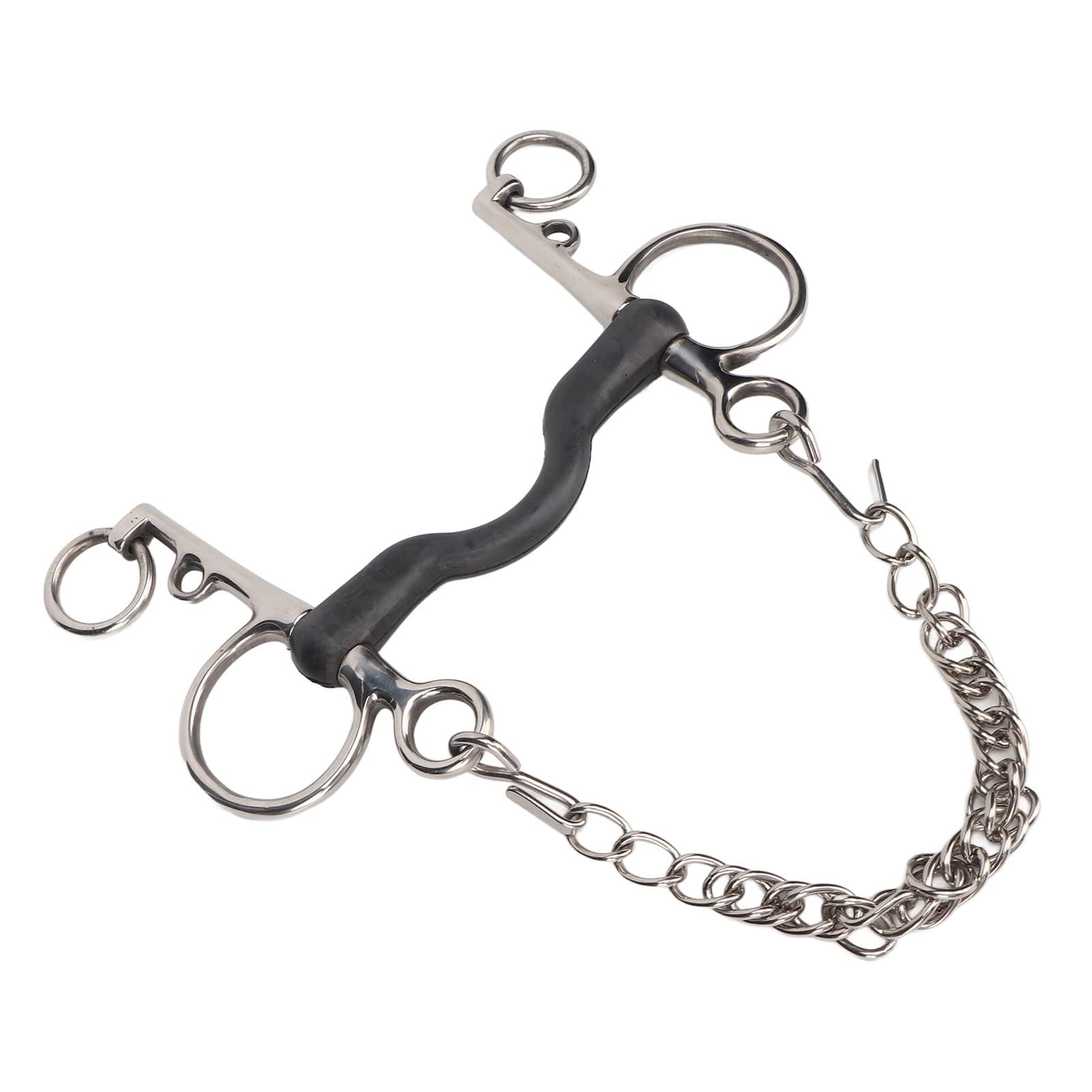 Filete De Boca De Caballo, Rodillo De Boca Para Masticar Caballo De Acero Inoxidable, Filete De Boca De Caballo Para Accesorios De Caballo(135mm)