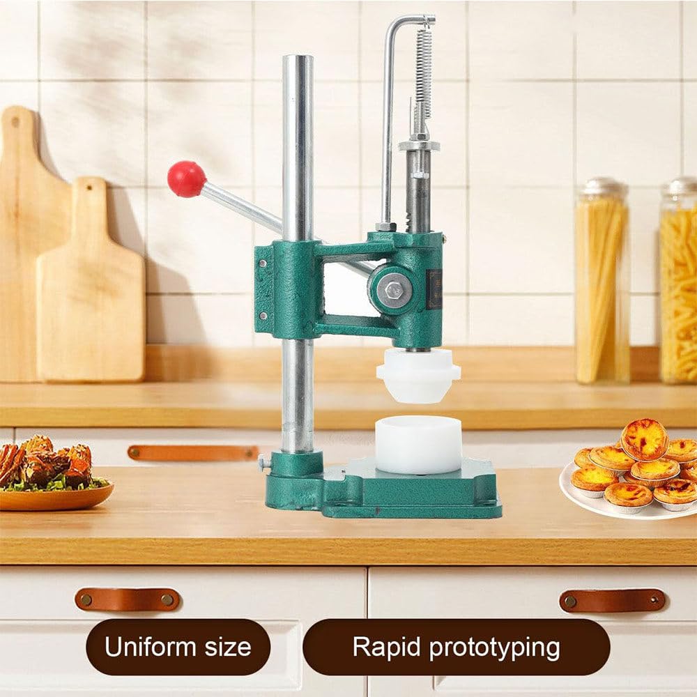 Pressa manuale per crostata di uova, strumento per stampaggio di conchiglie di crostata di crema pasticcera per casa, ristorante, pasticceria a mano