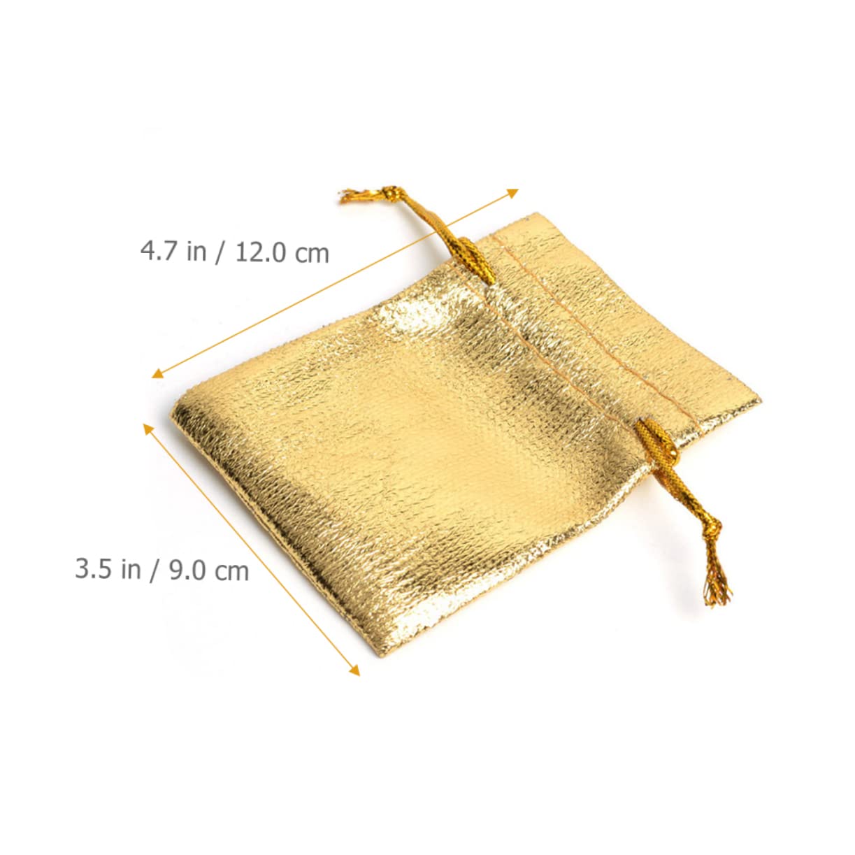 FRCOLOR 200 Piezas pequeña bolsa de bolsas de transparentes bolsas de golosinas almacenaje de almacenamiento bolsa de de tela con cordón para joyería