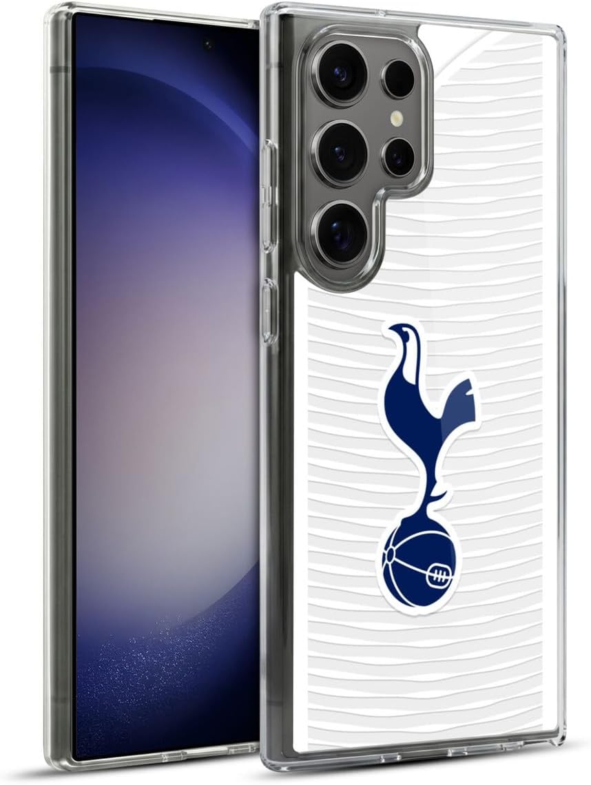 Head Case Designs Officially Licensed Tottenham Hotspur F.C. Away 2021/22 Badge Kit Gel Case [Military Grade Protection] Compatible with Samsung Galaxy S23 Ultra 5G and Compatible with MagSafe