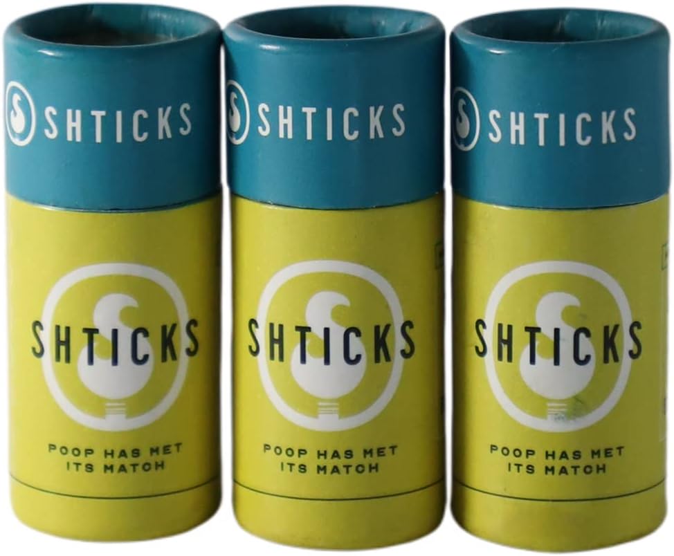 Shticks (3Pack) Funny Bathroom Matches Poop Has Met Its Match Extinguish