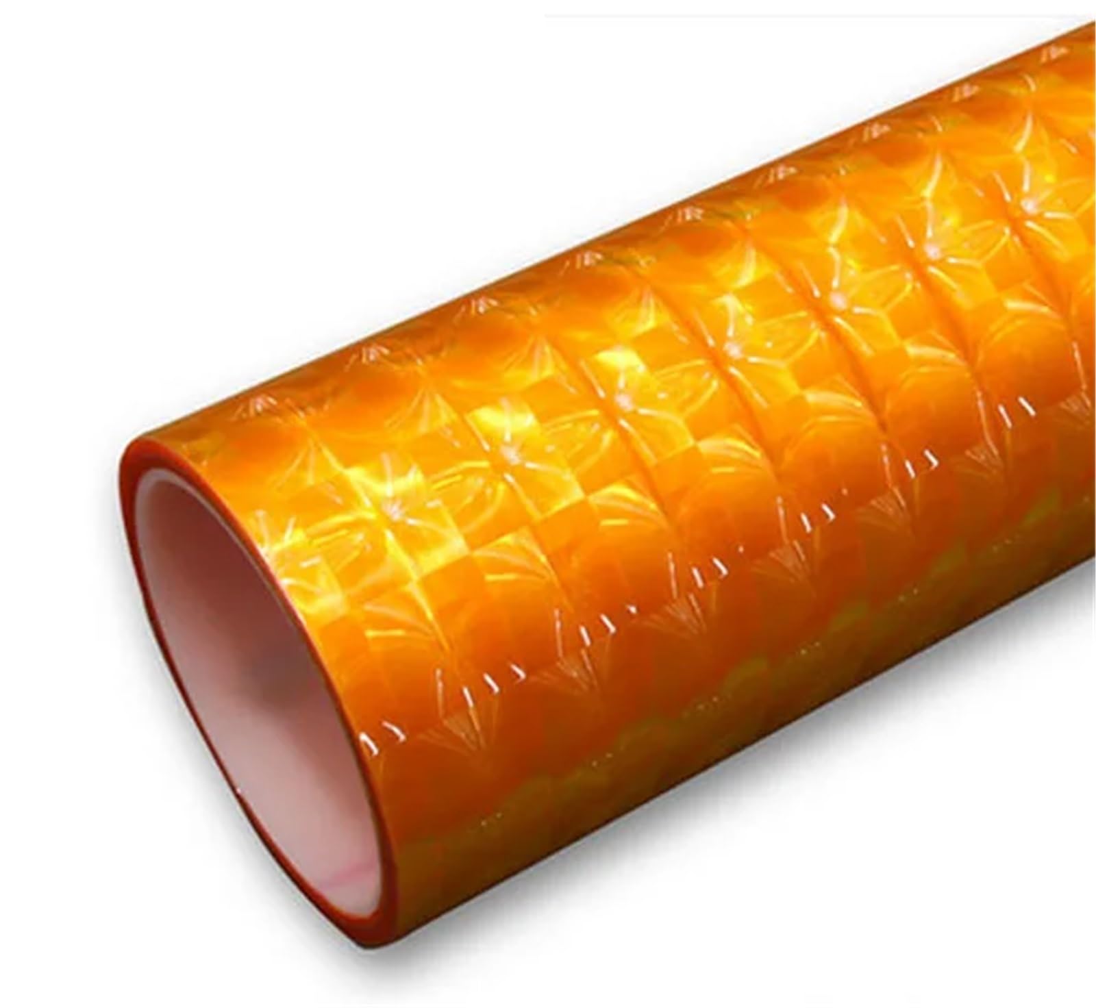 Yuzguhey Oranje Reflective Tape, Self Adhesive Fluorescent Reflector Warning Tape, Pack Of 3 Multicolor 30Cm X Multiple Sizes(,30Cm X 300Cm)
