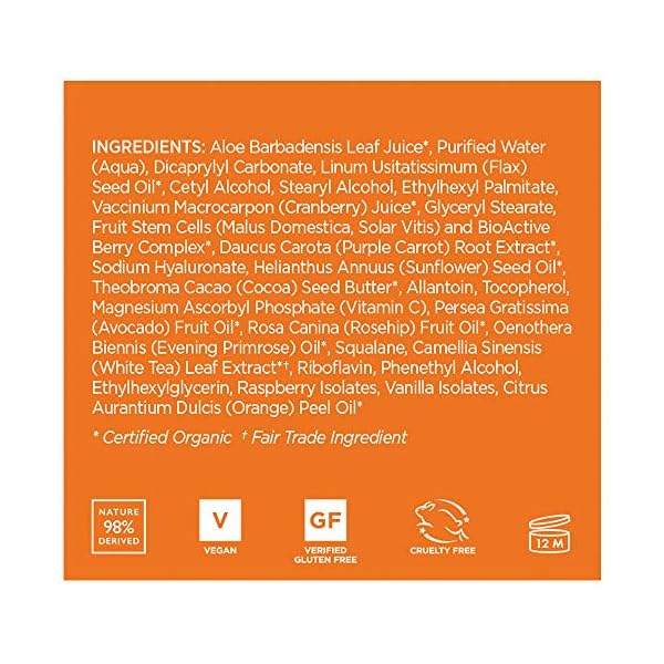 Andalou-Natural-Purple-Carrot-C-Luminous-Night-Cream-Purple-Carrot-Plus-C-Luminous-17-Ounce Andalou Natural Purple Carrot + C Luminous Night Cream, Purple Carrot Plus C Luminous, 1.7 Ounce