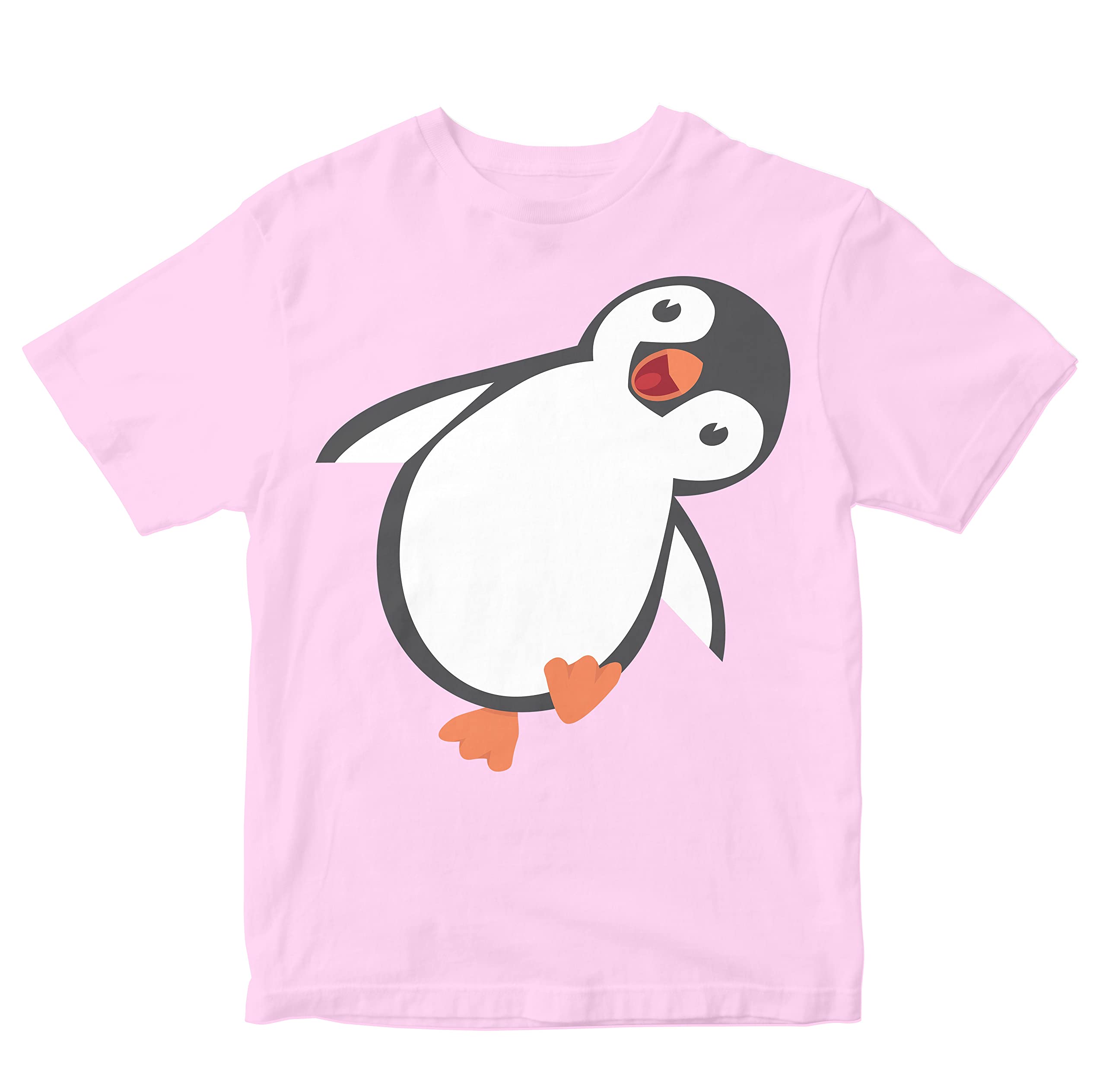 HeybrohKids T-Shirt Very Cute Penguin 100% Cotton Boy's Girl's Regular Fit Unisex T-Shirt