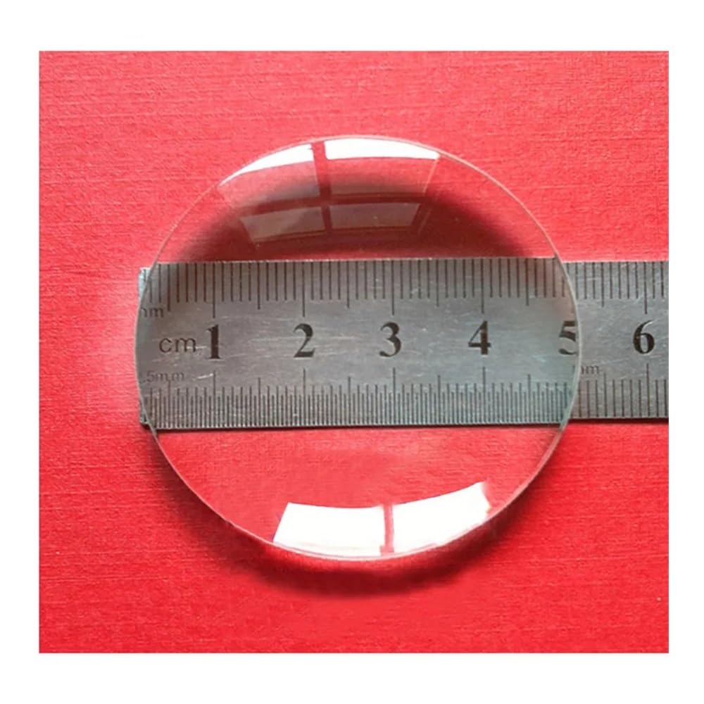 Ersatzteile für Labormikroskope 4 Stück Bikonvexlinse mit 50 mm Durchmesser, Brennweite, doppelkonvexe Optik, Glaslinse, Fokus 90 for DIY-Kameraobjektiv