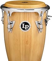 Vista 2 de Latin Percussion LP-JRX-AW Conga Tambor Natural/Cromo