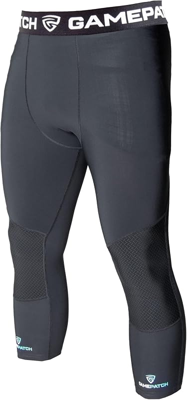 Abrasion Resistant 3/4 Tights | Basketball, Football, Handball | Sport Tights with Abrasion Protection on Knees
