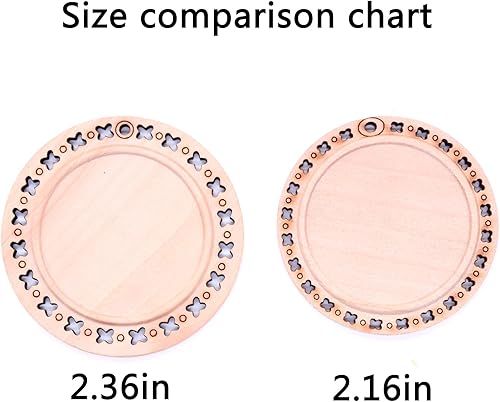 Miniatura 7 de 20 piezas de 2.36 pulgadas de virutas de madera naturales hechas a mano que se pueden utilizar para arte y manualidades, tecnología de adornos de
