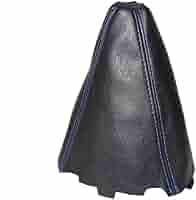 POUR OPEL ZAFIRA B 2005-2014 CUIR SOUFFLET LEVIER DE VITESSE COUTURES BLEU FONCE