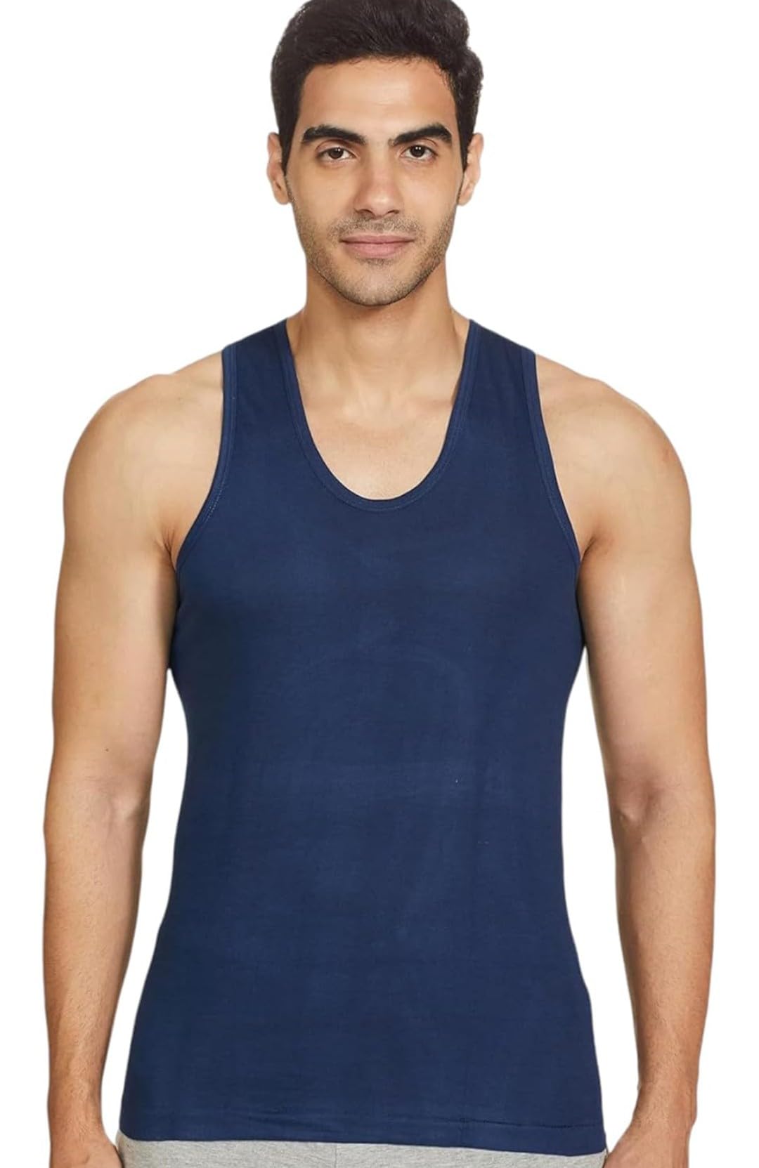 Poomex Undershirt Vest Sleeve Less Pack of 2 Multicolour Size Chart XS-75-(S-80)-(M-85)-(L-90)-(XL-95)-(XXL-100)