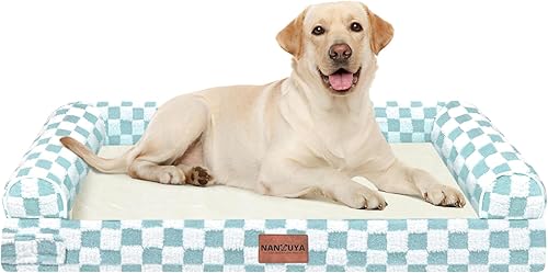 Miniatura 135 de Cama grande para perros ortopédica lavable: camas con almohada XL para perros grandes, sofá de espuma viscoelástica, impermeable, funda extraíble