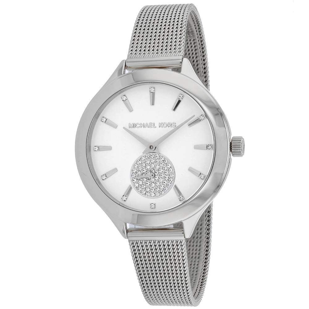 Michael Kors Women's Runway Quartz Watch with Analog Display and Stainless Steel Strap MK3919