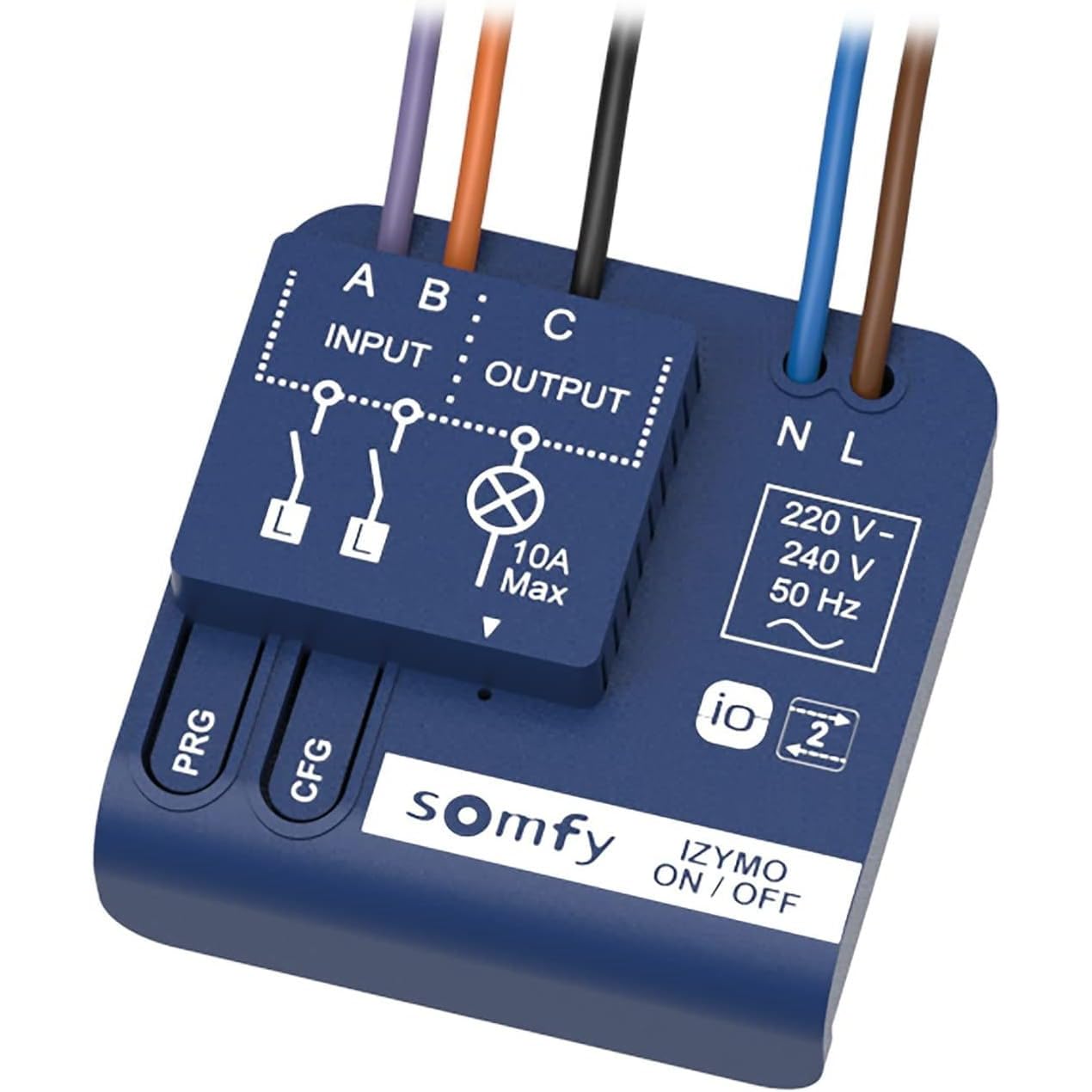 Somfy 1822649 - Izymo Light Receiver io On/Off | TaHoma (Switch) Compatible