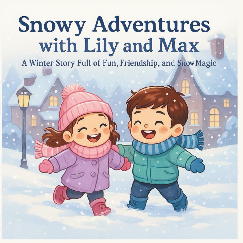 Snowy Adventures with Lily and Max: A Winter Story Full of Fun, Friendship, and Snow Magic