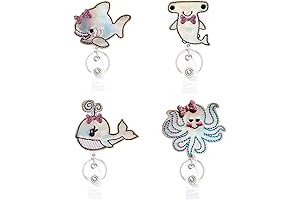 Valentines Day Student Shark Badge Reels for Kids