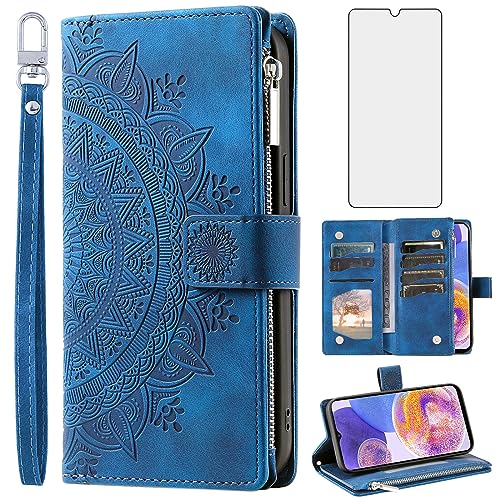 Étui zippé Samsung A23 5G résistant pour protéger l'écran et ranger la monnaie