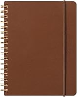Vista 1 de DESIGNPHIL 15223006 Midori Ring Notebook, grano, deformación B6, marrón oscuro