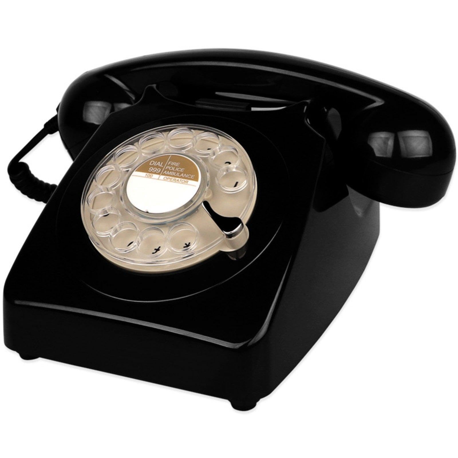 Classic Rotary Desk Phone Metal Bell Chime Retro Rotary Phone Vintage Wired Telephone Telephone for Office, Study Room Black|Collectibles| Radio Phonograph TV Phone| Telephones| 1970-Now-image-42