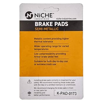 NICHE Brake Pad Set for Kawasaki Ninja ZX9R Victory Cross