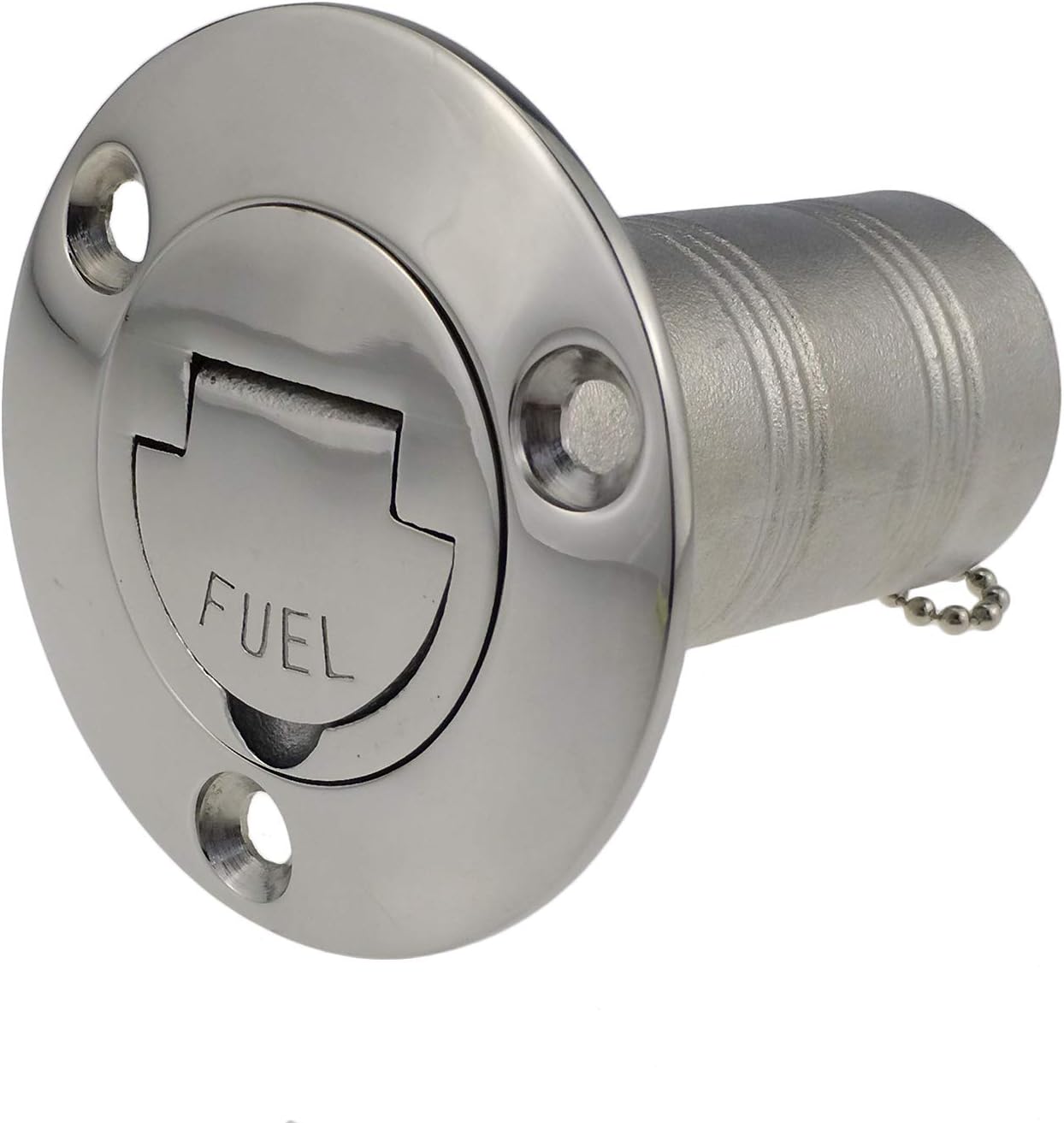 keehui Mirror- Polished 316 SS for 2''(50MM) Marine Boat Yacht Caravan Water Tank Deck Fill/Filler with Keyless Cap