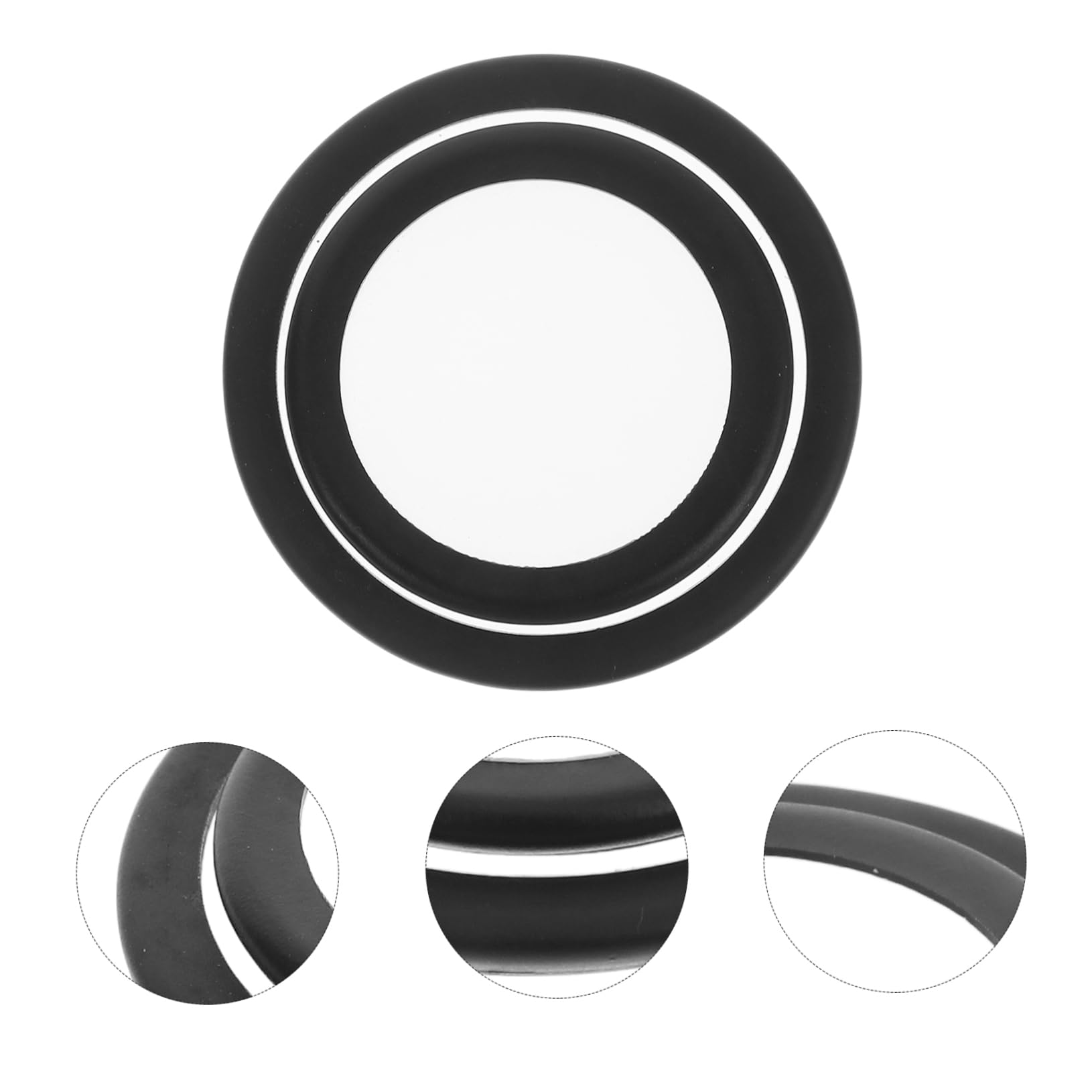 MAGICLULU 5 Set Accessori Per Stetoscopi Membrane Per Mantenimento Dell'igiene Del Ricambio Copertura Del Diaframma Medico Calzante Fonendoscopio Pvc Black 2 Pezzi*5