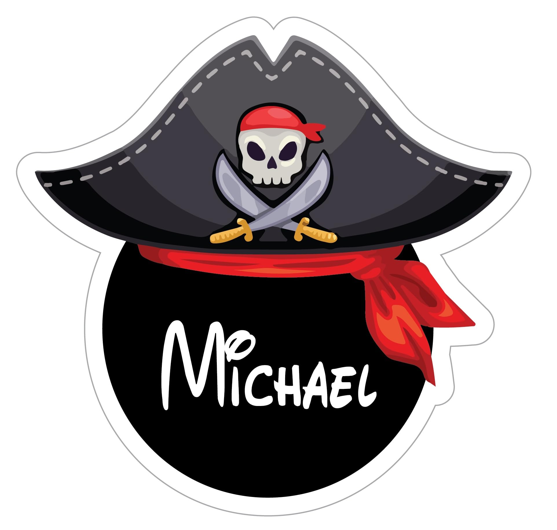 Cruise Ship Door Decorations Pirate Mouse Pants Head Skull Wrap Custom Magnet Personalized, Funny & Fun Party Decor - Decorative Magnetic Favors for Fridge, Locker, Whiteboard - Ship Stateroom