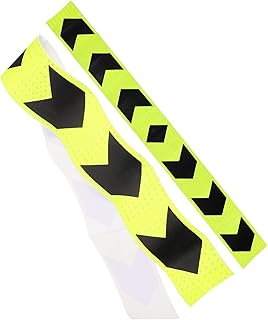 FUOYLOO 2 Peças Adesivos Refletivos Para Carro Adesivos Refletivos De Carro Adesivo Refletivo Para Reboque Decalques De Aviso De Segurança Tronco Adesivos Reflexivos Acessórios De Reboque